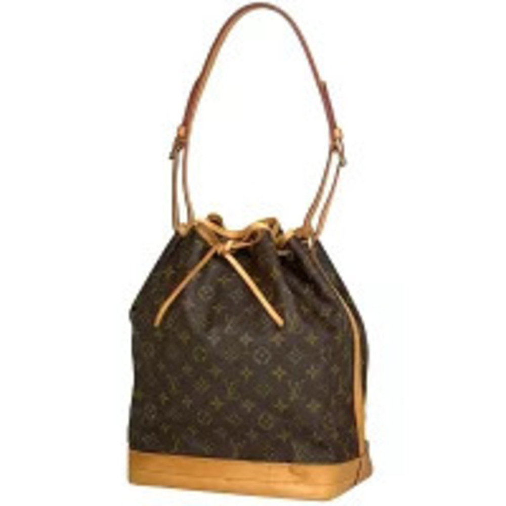 Louis Vuitton Noe Hobo Drawstring Shoulder Bag Monogram Brown